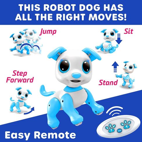 Power Your Fun Unicorn Robo Pets Toys 2pk - Unicorns Gifts for Girls and Kids (1) Unicorn STEM Toy Robot Interactive Hand Gestures or Remote Control to Move and (1) Mini Unicorn Automated Smart Robot in Kuwait