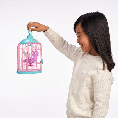 الحيوانات الأليفة الصغيرة الحية - قفص ليل بيرد آند بيرد: Tiara Twinkles ، أجنحة جديدة تضيء مع 20 + أصوات ، وتتفاعل للمس in Kuwait