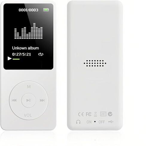 Mp3 Mp4 Player for Kids, MP3 Player with 1.8in HD Screen, FM Radio, Earphone, Portable HiFi Audio Player with Voice Recorder Video Photo Viewer E Book Games () in Saudi Arabia