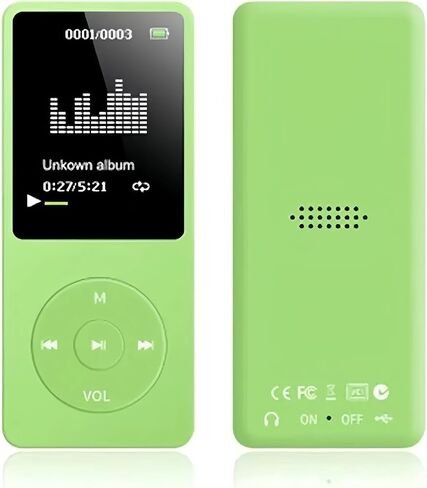 Mp3 Mp4 Player for Kids, MP3 Player with 1.8in HD Screen, FM Radio, Earphone, Portable HiFi Audio Player with Voice Recorder Video Photo Viewer E Book Games () in Saudi Arabia