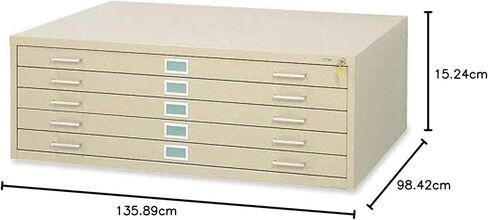 ملفات Safco Flat File File Base High for 5-Drawer 4998TSR Flat File ، تم بيعها بشكل منفصل ، رمال مدار in Kuwait