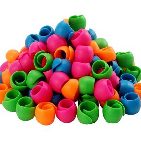 جديد BrothRead 100pcs مؤشر الترابط Skavers/spool huggers - منع ذيول الخيط من الاسترخاء - لا توجد نهايات فضفاض
