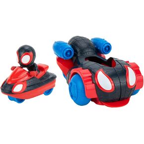 Marvel Spidey and His Amazing Friends 2 n 1 Web Strike Feature Vehicle - Must-Have Toy for All Fans