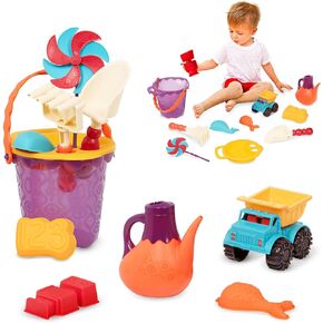 B. toys- 3 Mini Toy Cars - Water & Sand Vehicles Beach Playset for Kids 18 Months+