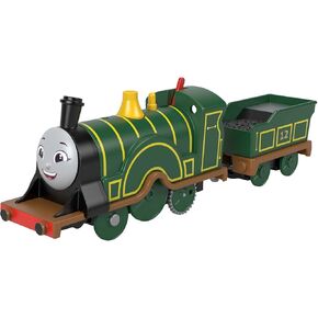 Thomas & Friends Motorized Toy Train Emily Battery-Powered Engine with Tender for Pretend Play Preschool Kids Ages 3+ Years​