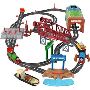 Thomas & Friends يتحدثون عن Thomas & Percy Toy Train & Track Set ، محركات مزودة بمحركات مع أصوات وعبارات لأطفال ما قبل المدرسة الذين تتراوح أعمارهم بين 3 سنوات (Amazon Exclusive) in Kuwait