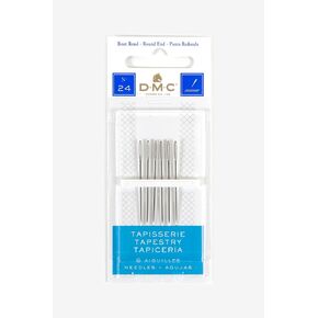 DMC 1767-24 Tapestry Hand Needles, 6-Pack, Size 24