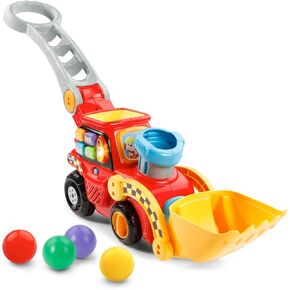 VTech Pop-a-Balls Push & Pop Bulldozer,Yellow