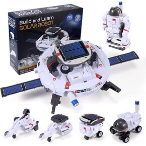 STEM Toys for Kids Ages 8-12, Solar Robot Science Kits Gifts for 8-14 Year Old Teen Boys Girls, 120Pcs Building Experiments for Teenage Ages 9 10 11 13