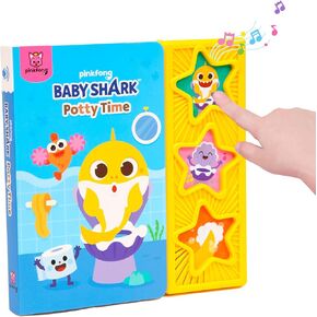 [4BTN] Pinkfong Baby Shark Healthy Habits Sound Books Boxed Set | Potty Time, Brush Your Teeth & Bath Time | Musical Learning Toy for Toddlers 1-3 | Baby Shark Birthday