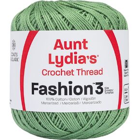 Red Heart Fashion Crochet Thread, 3, Sage