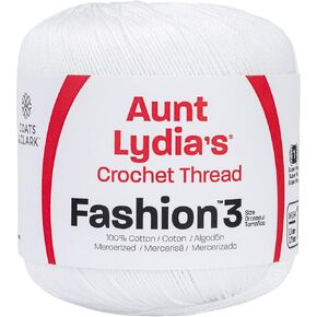 Red Heart Fashion Crochet Thread, White