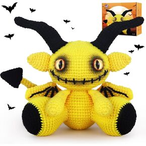Crochetta Crochet Kit for Beginners, Beginner Crochet Kit for Adults with Step-by-Step Video Tutorials, Amigurumi Crochet DIY Knitting Supplies for Adults Kids, 2-Pack Angel (40%+ Yarn)