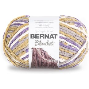 Bernat بطانية خطيئة أبيض - 2 حزمة من 300g/10.5 أوقية - البوليستر - 6 سوبر ضخمة - 220 ياردة - الحياكة/الكروشيه in Kuwait