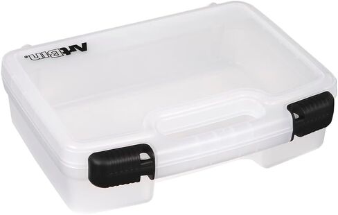 Artbin 6977ab 12 Inch View Quick Base Caseing Case ، منظم الفن والحرف المحمولة مع مقبض ، [1] حالة تخزين بلاستيكية ، شفافة in Kuwait