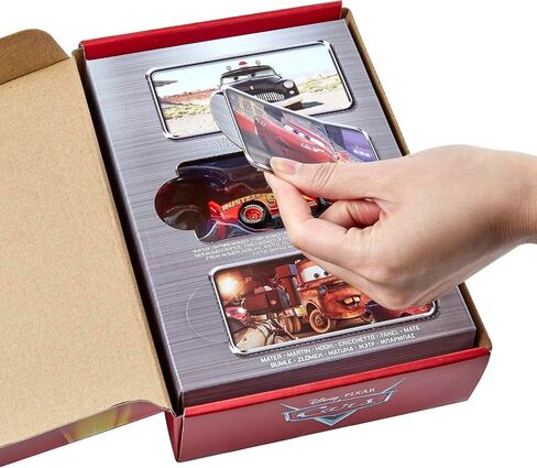 Mattel Disney و Pixar Cars Toys ، الرادياتير Springs 3 عبوات من سيارات وشاحنات لعبة الصب مع Lightning McQueen ، Mater & Sheriff in Saudi Arabia