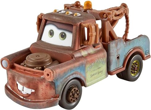 Mattel Disney و Pixar Cars Toys ، الرادياتير Springs 3 عبوات من سيارات وشاحنات لعبة الصب مع Lightning McQueen ، Mater & Sheriff in Saudi Arabia