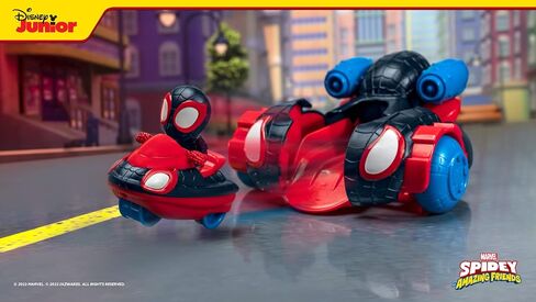 Marvel Spidey and His Amazing Friends 2 n 1 Web Strike Feature Vehicle - Must-Have Toy for All Fans in Saudi Arabia