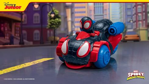 Marvel Spidey and His Amazing Friends 2 n 1 Web Strike Feature Vehicle - Must-Have Toy for All Fans in Saudi Arabia