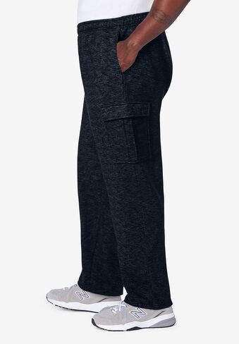 KingSize Men's Big & Tall Fleece Cargo Sweatpants in Saudi Arabia