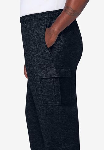 KingSize Men's Big & Tall Fleece Cargo Sweatpants in Saudi Arabia