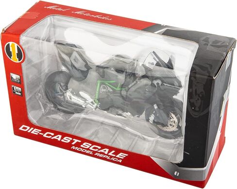 BDTCTK متوافق مع 1:12 KAWASAKI NINJA H2R الدراجات النارية ، دراجة نارية النموذج ، التعليق والأسطوانة الحرة ، سيارة ، مجموعة دراجات نارية ، هدية أسود in Kuwait