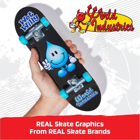 Tech Deck, World Industries Handboard; Authentic Mini Skateboards, Kids Toys for Boys & Girls, Ages 6 and up (Hands Use Only) in Kuwait