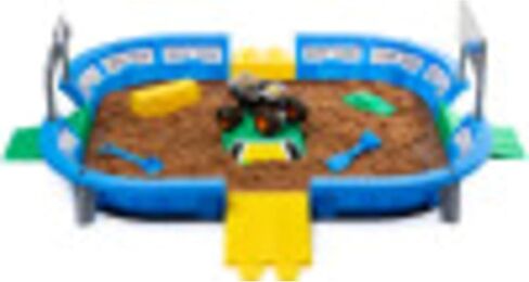 Monster Jam, Monster Dirt Arena 24-inch Playset with 2lbs of Monster Dirt and Exclusive 1:64 Scale Die-Cast Monster Jam Truck in Kuwait