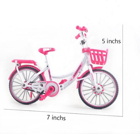 Ailejia Mini Metal Finger Bike Extreme Sports BMX Finger Bicycle Toys Game Set for Kids and Adults, Metal Bike Model Collections Decoration (BMX Black) in Kuwait