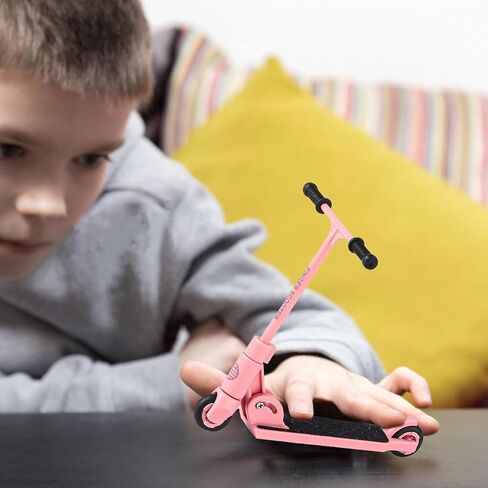Finger Scooter - 2-Wheeled Scooter - Foldable Finger Scooter BMX with Brake | Finger Board Accessories for Teen | Educational Finger Toys | Non-Slip Fun Finger Skateboards in Saudi Arabia