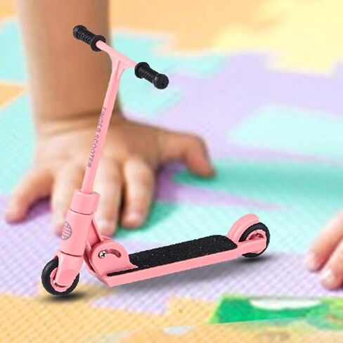 Finger Scooter - 2-Wheeled Scooter - Foldable Finger Scooter BMX with Brake | Finger Board Accessories for Teen | Educational Finger Toys | Non-Slip Fun Finger Skateboards in Saudi Arabia