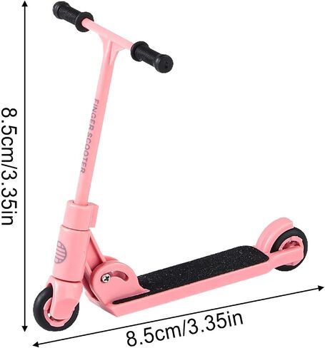 Finger Scooter - 2-Wheeled Scooter - Foldable Finger Scooter BMX with Brake | Finger Board Accessories for Teen | Educational Finger Toys | Non-Slip Fun Finger Skateboards in Saudi Arabia