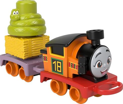Thomas & Friends Toddler Toy My First Percy Push-Along Train with Stacking Cargo for Kids Ages 18+ Months in Kuwait