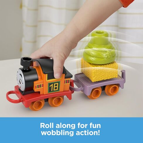 Thomas & Friends Toddler Toy Toy أول قطار بيرسي على ما يرام مع تكديس البضائع للأطفال الذين تتراوح أعمارهم بين 18 شهرًا in Kuwait