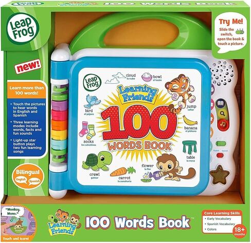 Leapfrog Learning Friends 100 Words Book ، Green in Kuwait