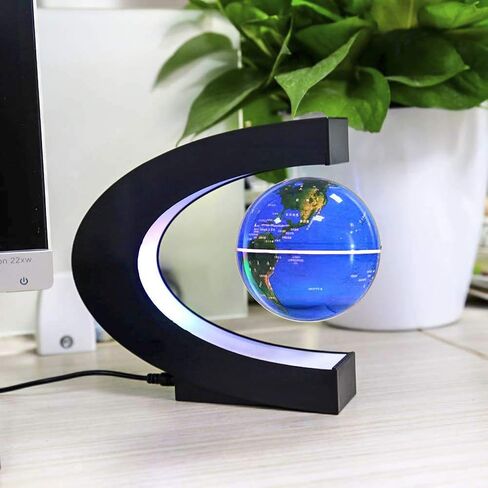 Magnetic Levitating Globe with LED Light | Cool Tech Gift for Men Father in Saudi Arabia
