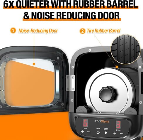 C1 Rock Tumbler Kit, 2.5LB Quiet Rotary Tumbler for Adults & Beginners in Saudi Arabia