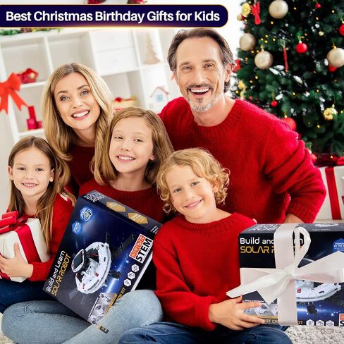 STEM Toys for Kids Ages 8-12, Solar Robot Science Kits Gifts for 8-14 Year Old Teen Boys Girls, 120Pcs Building Experiments for Teenage Ages 9 10 11 13 in Saudi Arabia