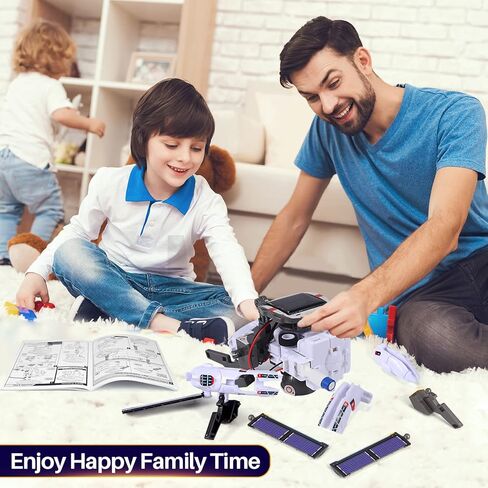 STEM Toys for Kids Ages 8-12, Solar Robot Science Kits Gifts for 8-14 Year Old Teen Boys Girls, 120Pcs Building Experiments for Teenage Ages 9 10 11 13 in Saudi Arabia