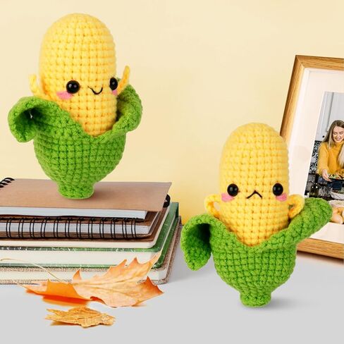 Crochetta Crochet Kit for Beginners, Beginner Crochet Kit for Adults with Step-by-Step Video Tutorials, Amigurumi Crochet DIY Knitting Supplies for Adults Kids, 2-Pack Angel (40%+ Yarn) in Kuwait