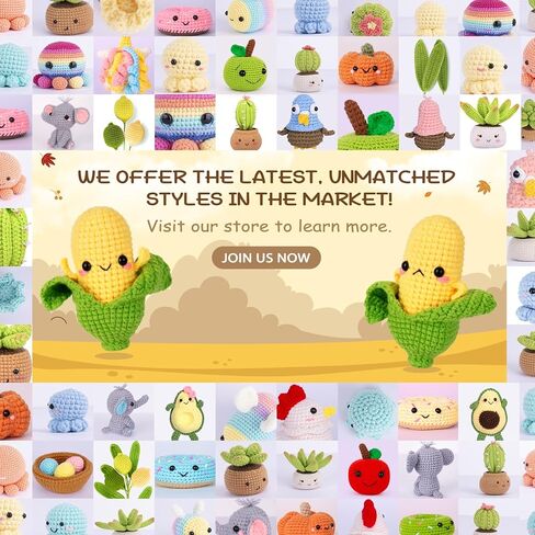 Crochetta Crochet Kit for Beginners, Beginner Crochet Kit for Adults with Step-by-Step Video Tutorials, Amigurumi Crochet DIY Knitting Supplies for Adults Kids, 2-Pack Angel (40%+ Yarn) in Kuwait