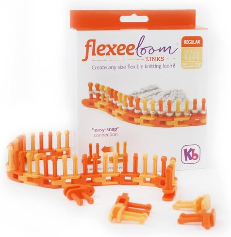 Authentic Knitting Board Flexee Loom Links Skinny, Small Gauge, for Thin Yarn, 48 Links, 96 pegs in Saudi Arabia