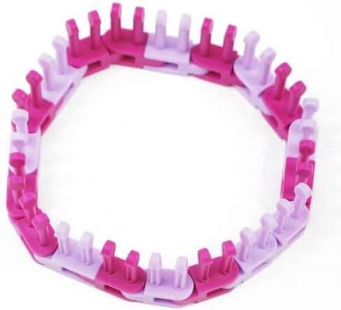 Authentic Knitting Board Flexee Loom Links Skinny, Small Gauge, for Thin Yarn, 48 Links, 96 pegs in Kuwait