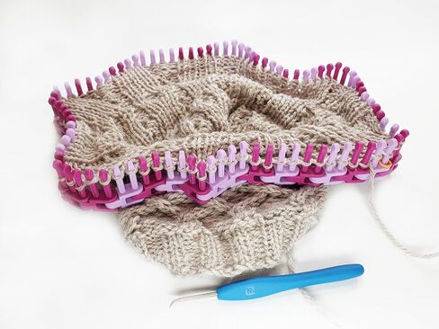 Authentic Knitting Board Flexee Loom Links Skinny, Small Gauge, for Thin Yarn, 48 Links, 96 pegs in Kuwait
