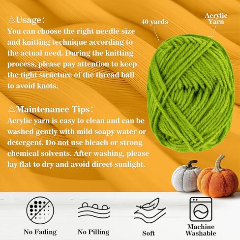 15x20g Acrylic Yarn for Crocheting - Soft Knitting Yarn for Crafts Multicolor Yarn Skeins for Crocheting DIY Yarn Bulk for Handicraft Knitting Yarn Scarves Gift for Beginners Adults in Kuwait