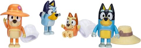 Bluey Figure 4-Pack Wedding Time, Re-Enact Uncle Rad and Frisky's Wedding Day and Bingo Flower Girl Figures in Kuwait