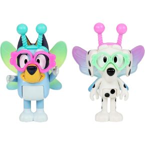 Bluey Figure 2-Pack Baby Race | 2 Figure Pack with Chilli and Baby with Cradle Accessory