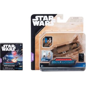 STAR WARS Micro Galaxy Squadron Desert Skiff Mystery Bundle - 3-Inch Light Armor Class and Scout Class Vehicles with Accessories