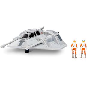 STAR WARS Micro Galaxy Squadron Luke Skywalker’s Snowspeeder (Armada Edition) - 5-Inch Vehicle with Two 1-Inch Micro Figure Accessories