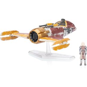 STAR WARS Micro Galaxy Squadron Fiend Fighter - 5-Inch Vehicle with 1-Inch Micro Figure Accessory